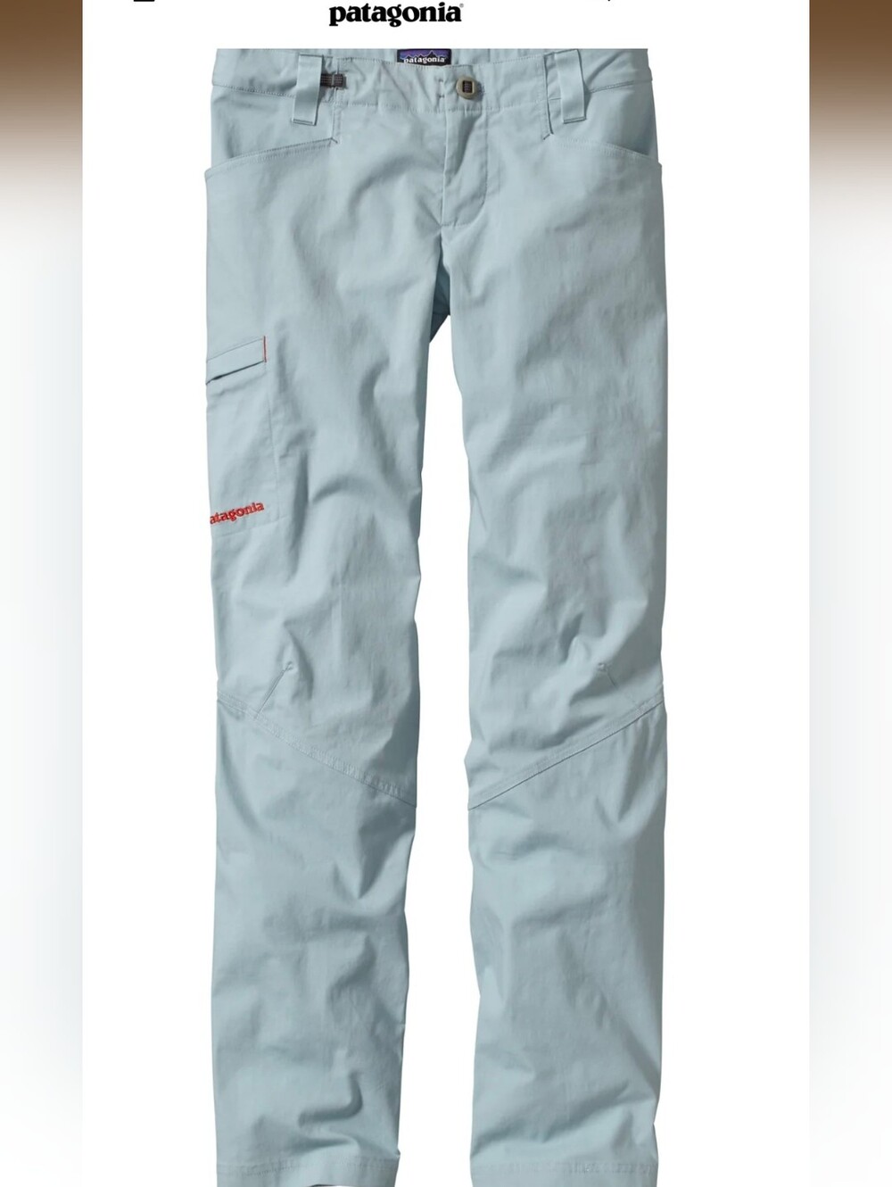 Patagonia Womens Venga Rock Pants Pale Blue SZ.8